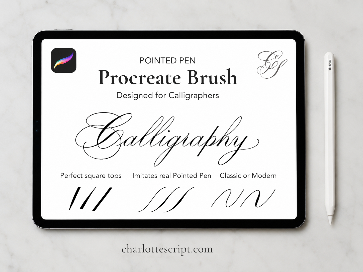 Procreate Brush for Calligraphy