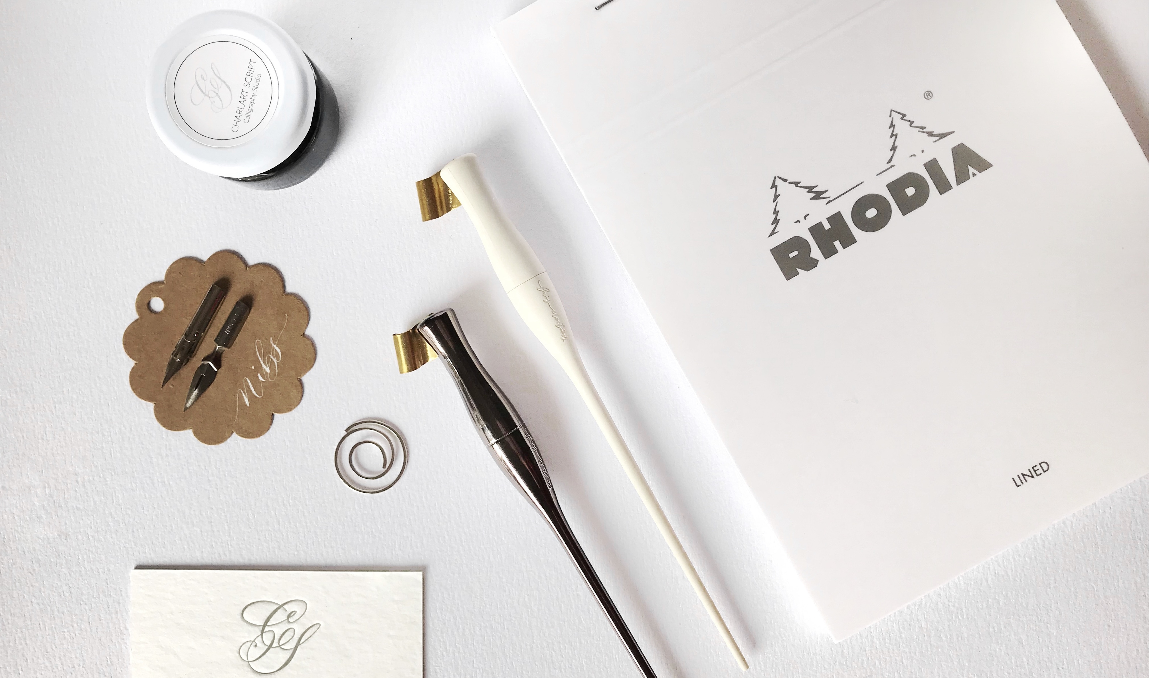 Calligraphy Tools, Pens, and Ink Guides